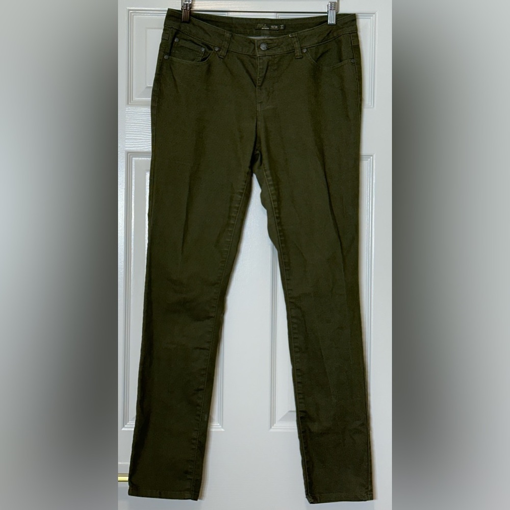 Women’s PrAna 10 Green Skinny Jeans Organic Cotton